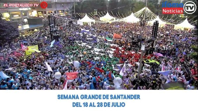 Así fue el CHUPINAZO de la SEMANA GRANDE en las Fiestas de Santiago de Santander 2025